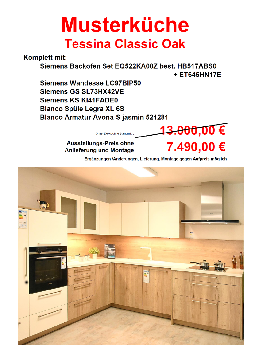 Abverkauf Musterküchen Resch Einbauküchen GmbH